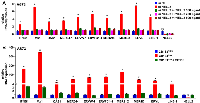Figure 3: Suppression of NELL2 signaling induces the expression of endogenous retroviruses (ERVs) and LINE-1 retrotransposons in Ewing sarcoma. 