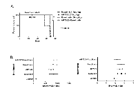 Figure  4:  The  survival  of  mice  bearing  32Dp210  T315I  leukemia  was  significantly  improved  when  treated  with  combination of HSP90 and JAK2 inhibitors.